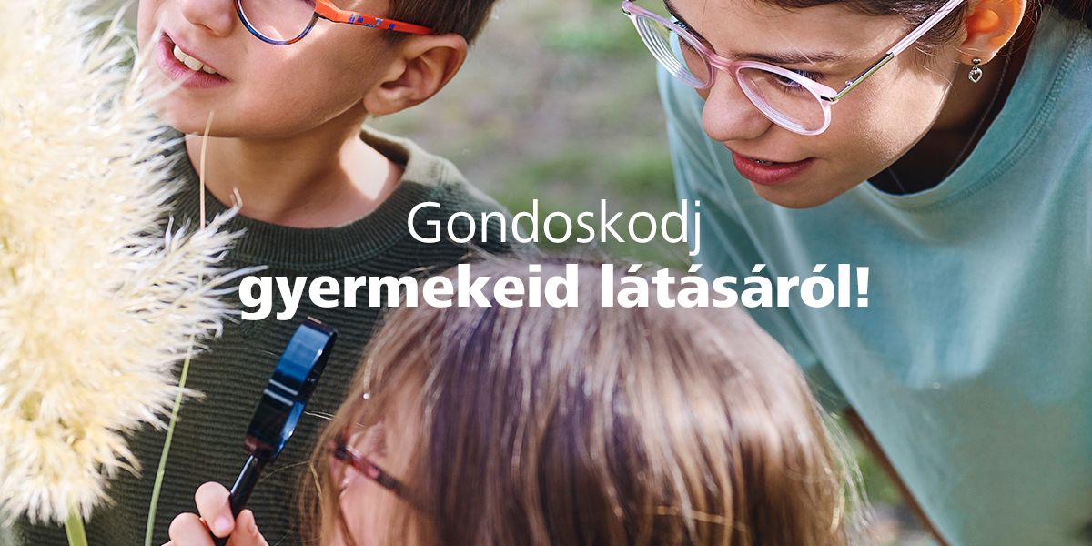 Gyermek ZEISS MyoCare szemüveggel - myopia management
