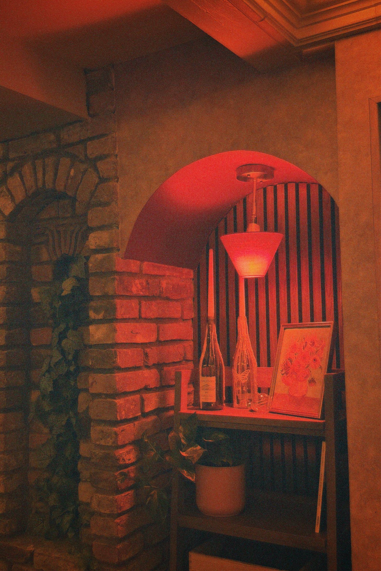 the red corner
