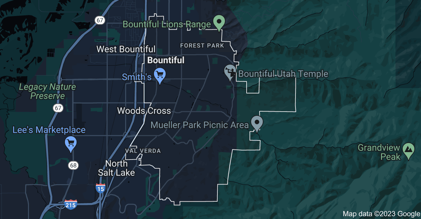 Map of Bountiful