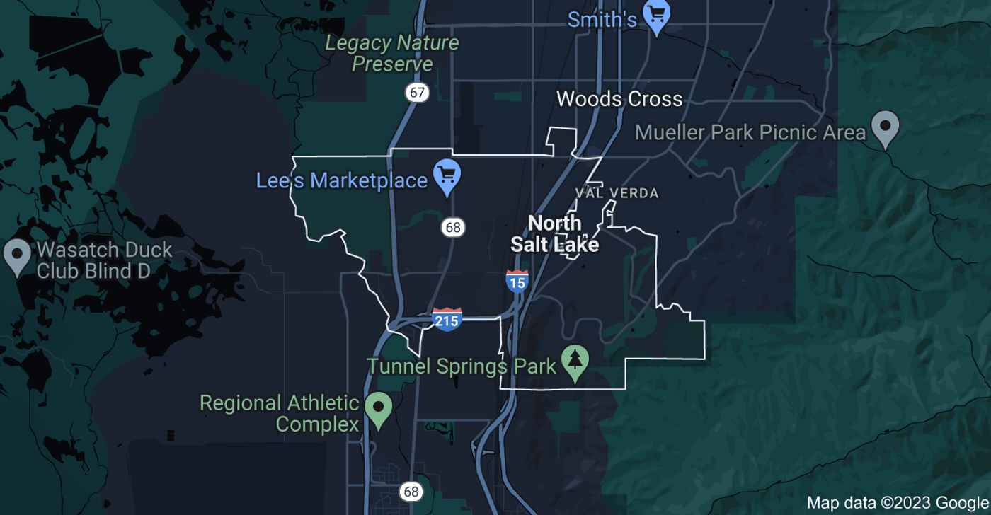 Map of North Salt Lake