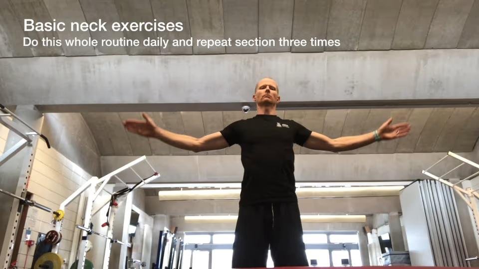 Basic Neck Exercises (exercise video from Putney Chiropractic Centre)