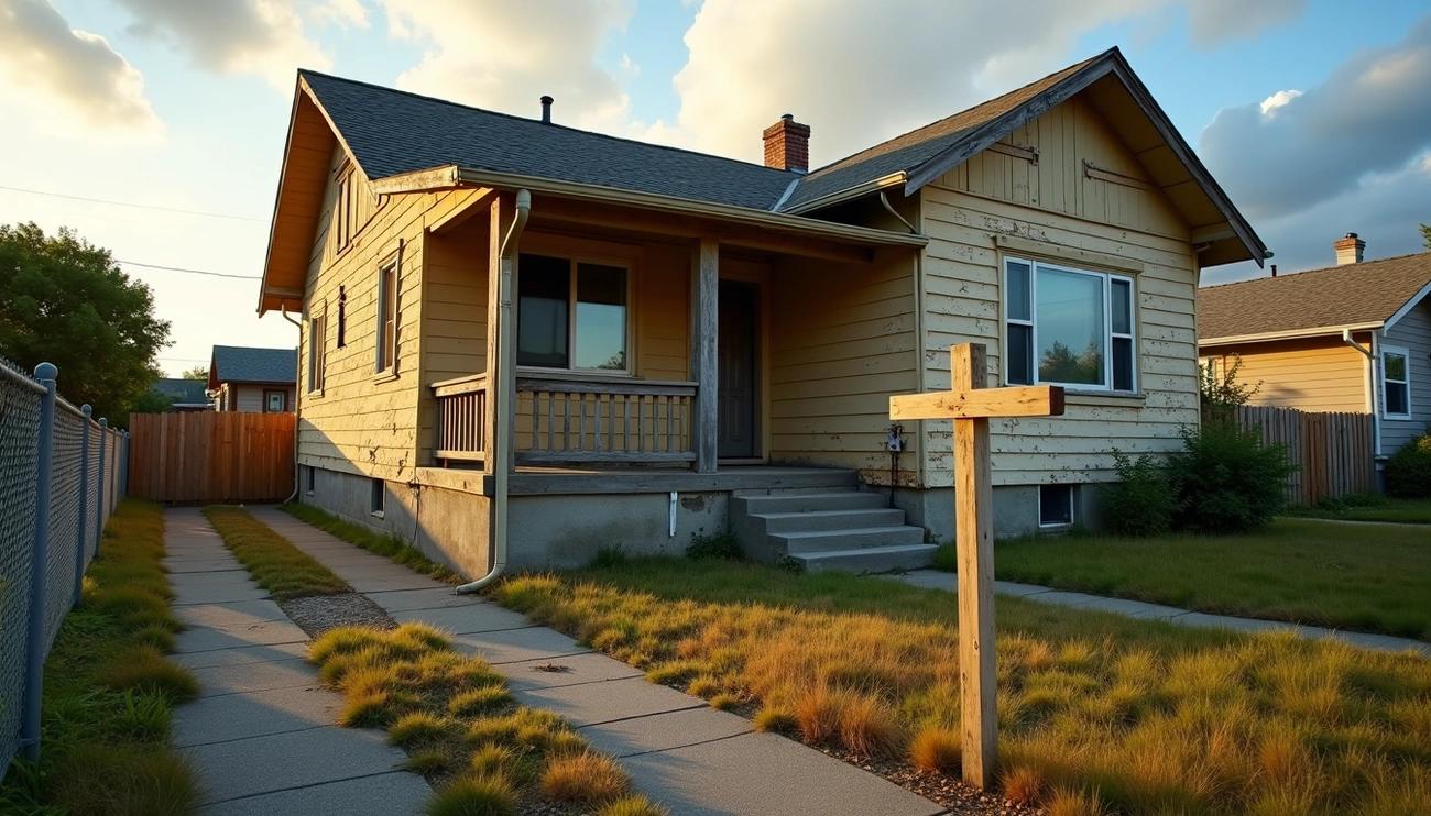 house in poor condition before selling without repairs
