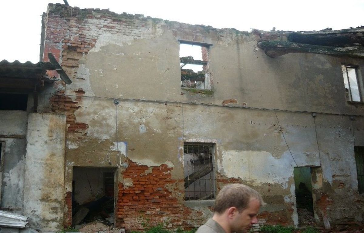 Palazzina residenziale — demolizione e rifacimento: Interno dopo la demolizione delle strutture ammalorate