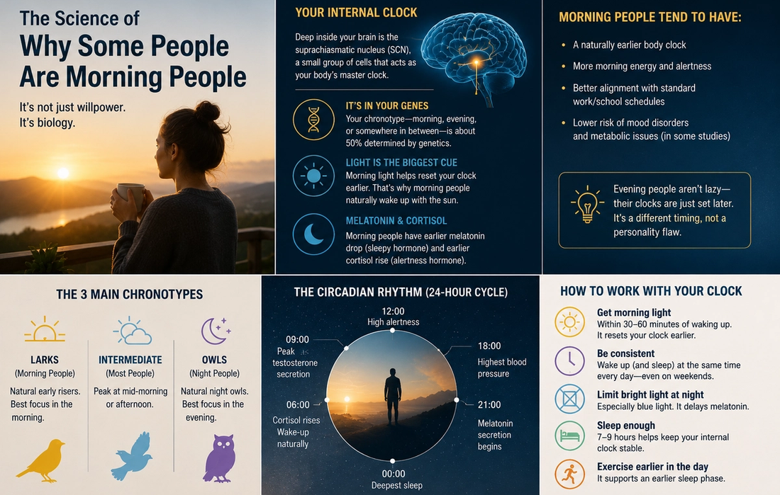 The Science of Why Some People Are Morning People