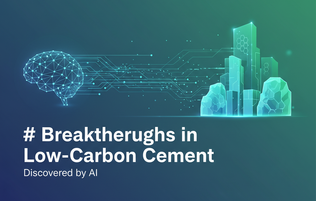 Breakthroughs in Low-Carbon Cement Discovered by AI
