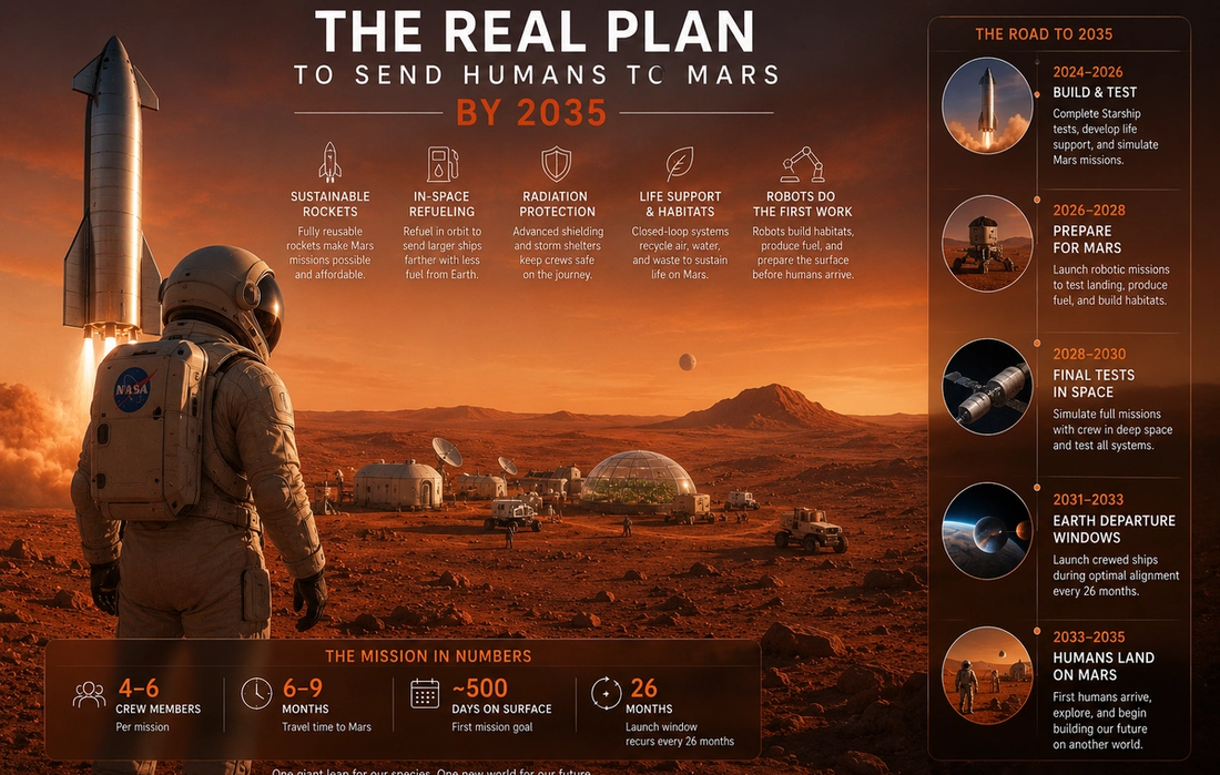 The Real Plan to Send Humans to Mars by 2035