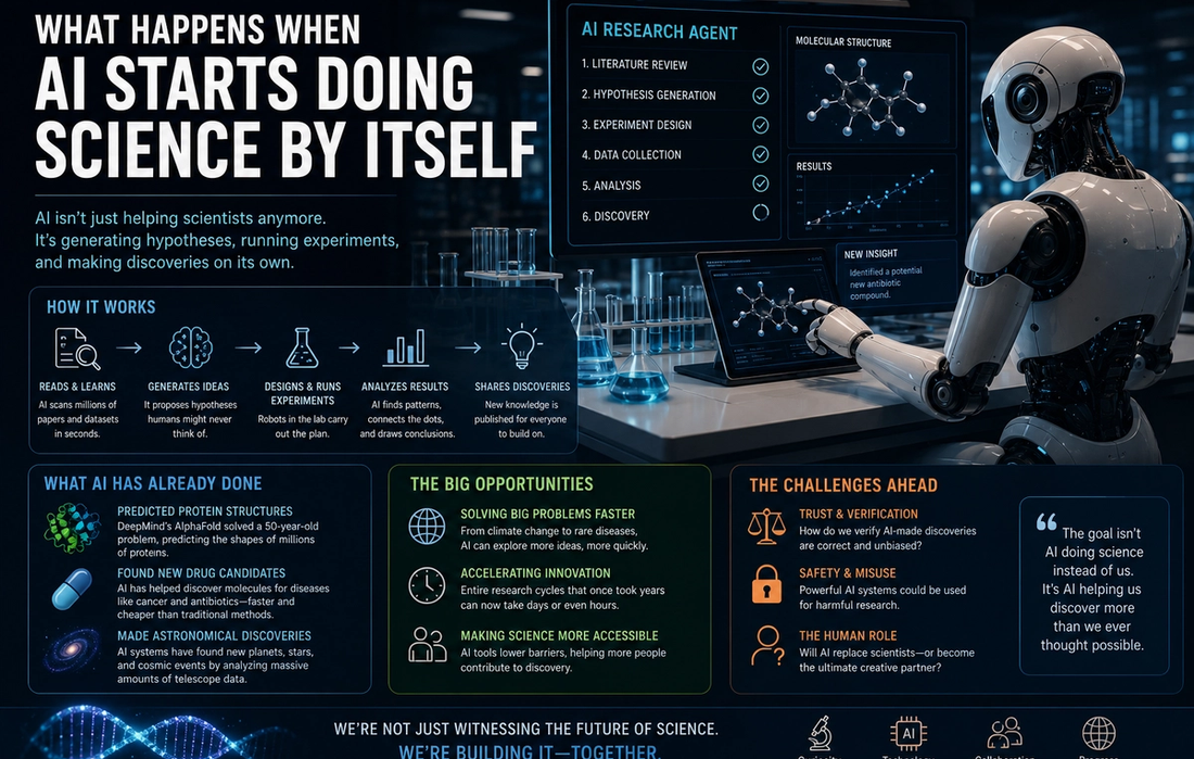 What Happens When AI Starts Doing Science by Itself