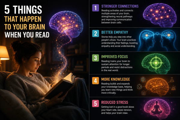 5 Things That Happen to Your Brain When You Read