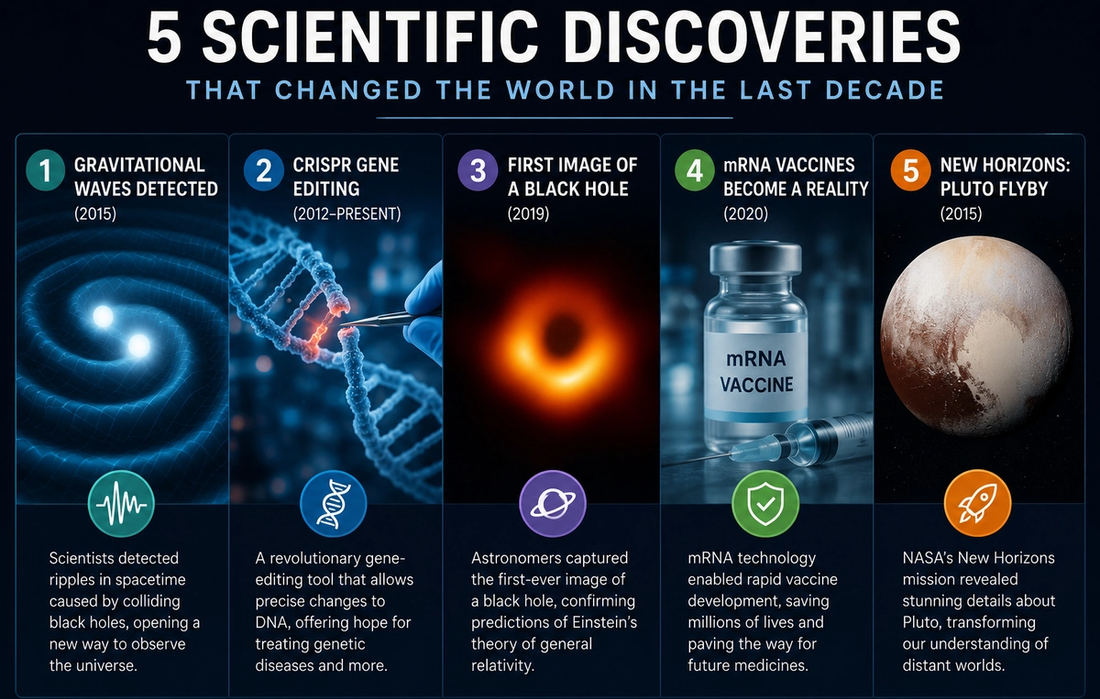 5 Scientific Discoveries That Changed the World in the Last Decade