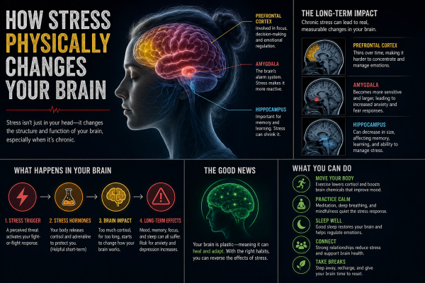 How Stress Physically Changes Your Brain