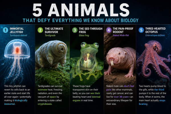 5 Animals That Defy Everything We Know About Biology