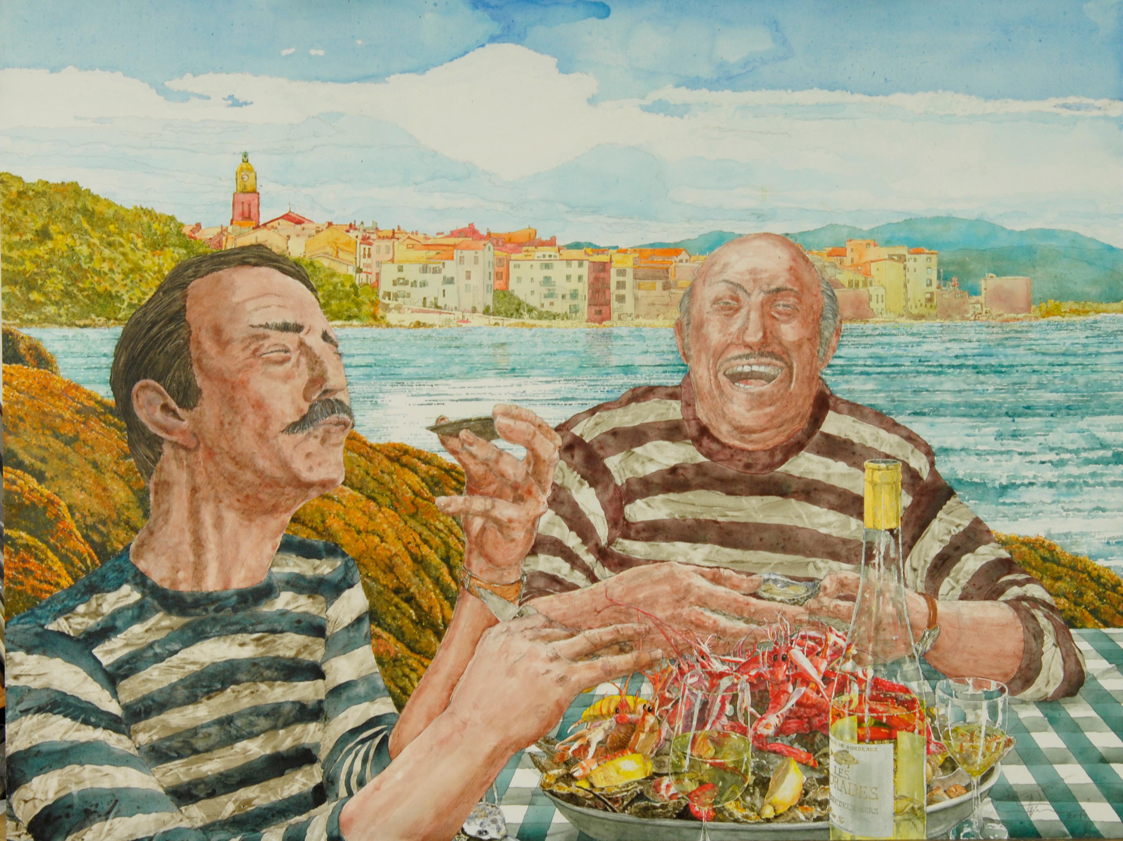 Einfache Genießer in St. Tropez