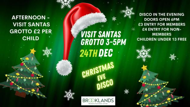 Santa's Grotto & Christmas Eve Family Disco