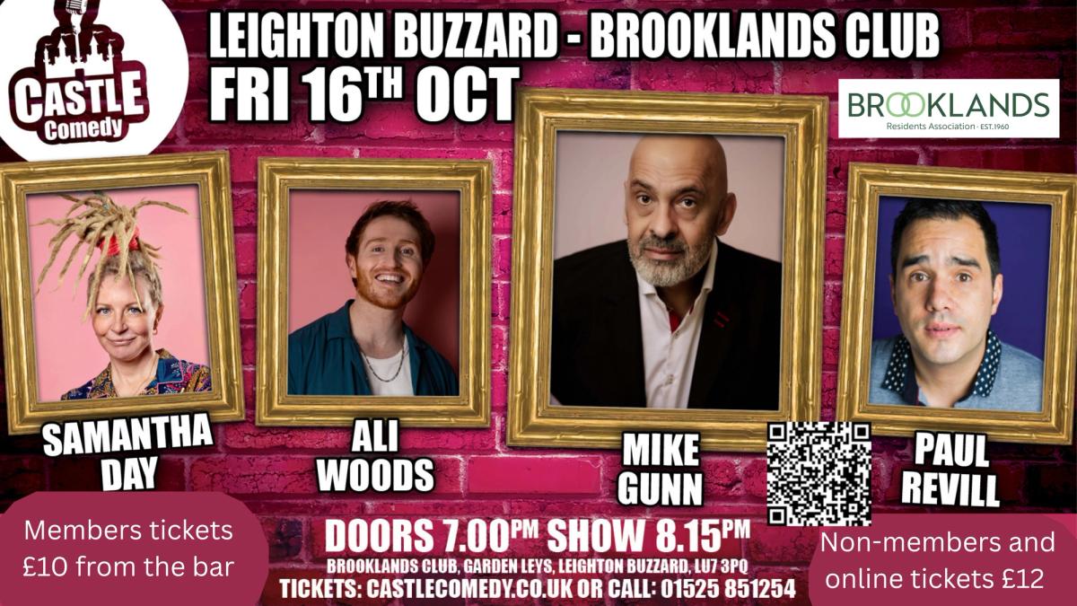 Castle Comedy bring a group of comedians to entertain you for the evening
