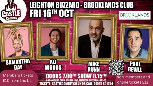 Castle Comedy bring a group of comedians to entertain you for the evening