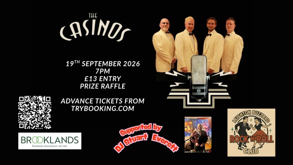 Leighton Buzzard Rock n Roll Club presents 'The Casinos' playing live