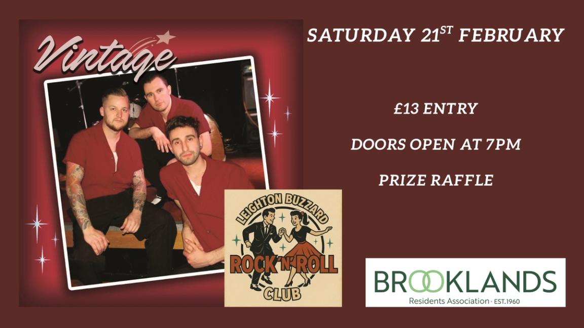 Rock n Roll evening with fantastic trio 'Vintage'