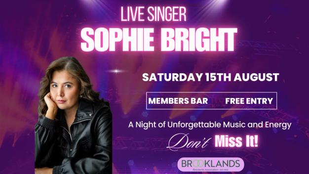 Sophie Bright singing live