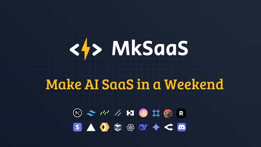 image of MkSaaS