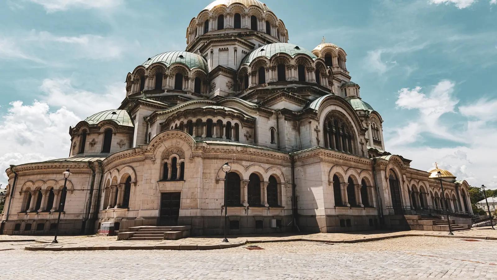 The Alexander Nevsky Cathedral in Sofia on a sunny day