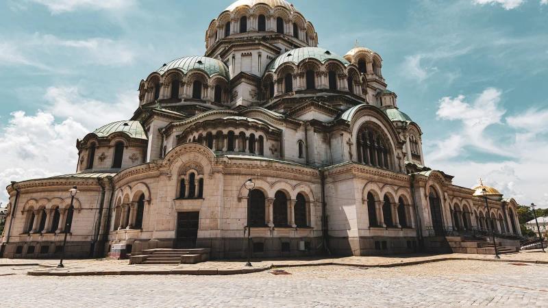 The Alexander Nevsky Cathedral in Sofia on a sunny day