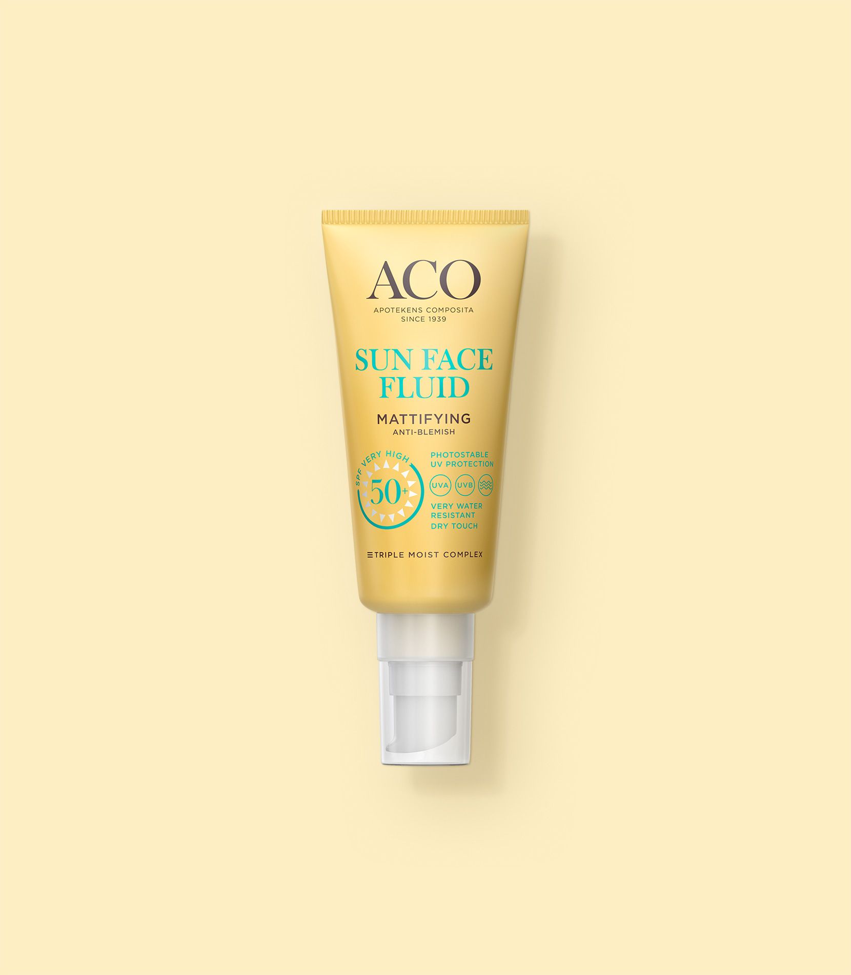 ACO Sun Face Fluid Mattifying SPF50+