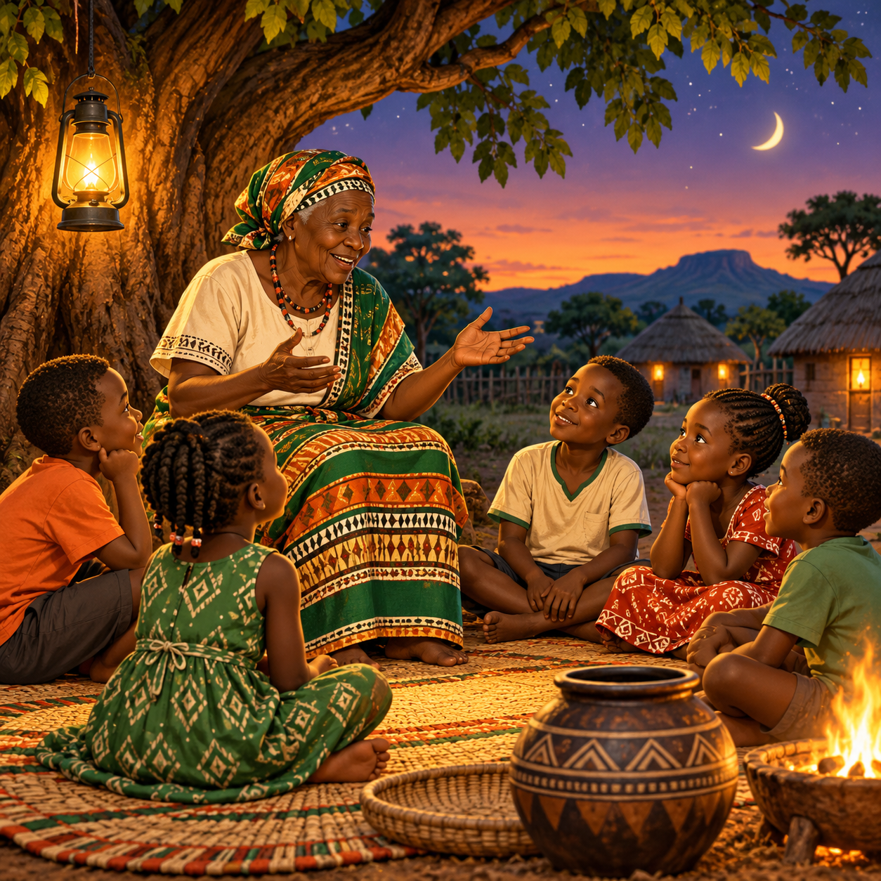 Listen to African traditional stories told through generations 