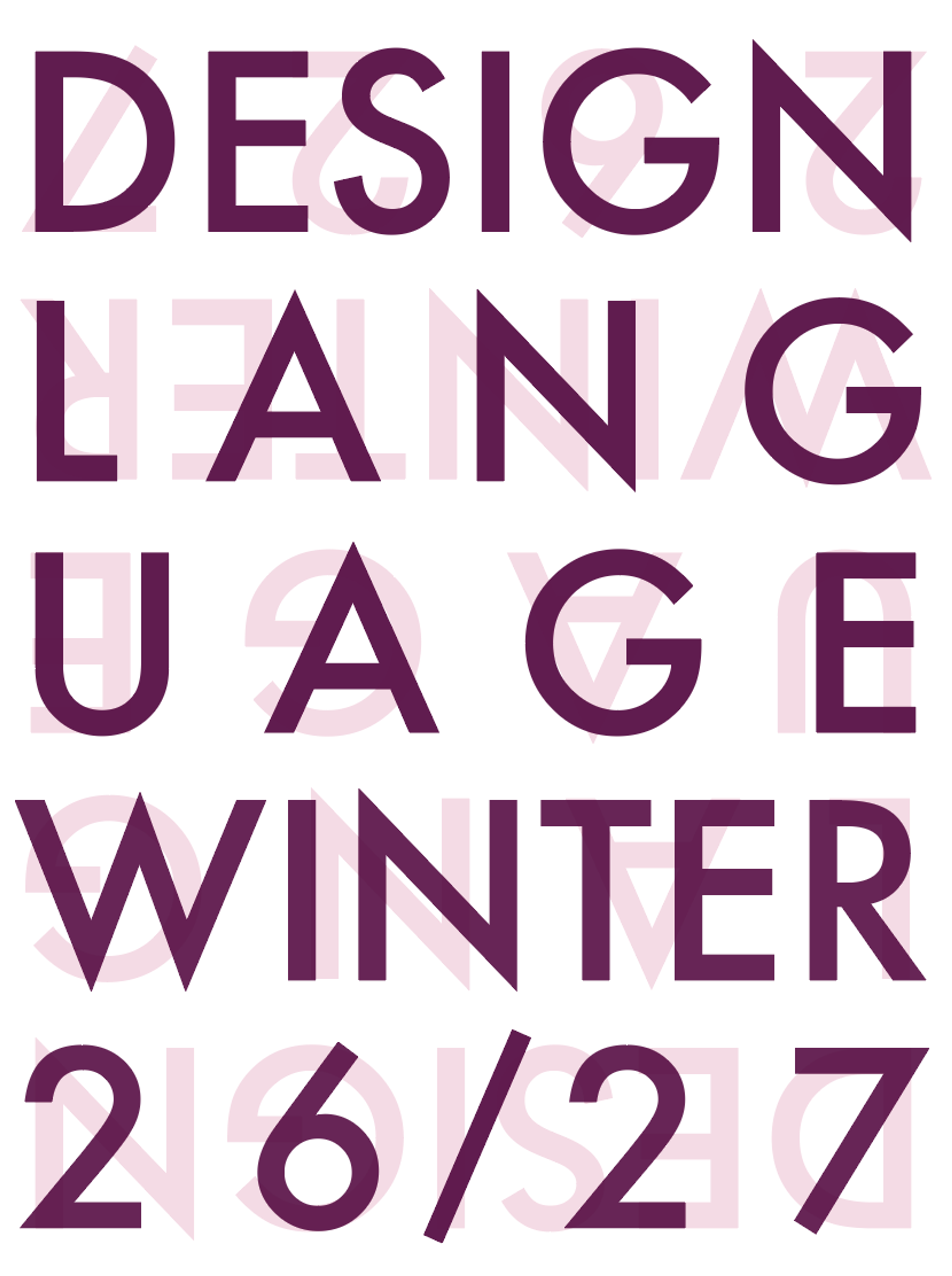 Design Language Winter 26/27