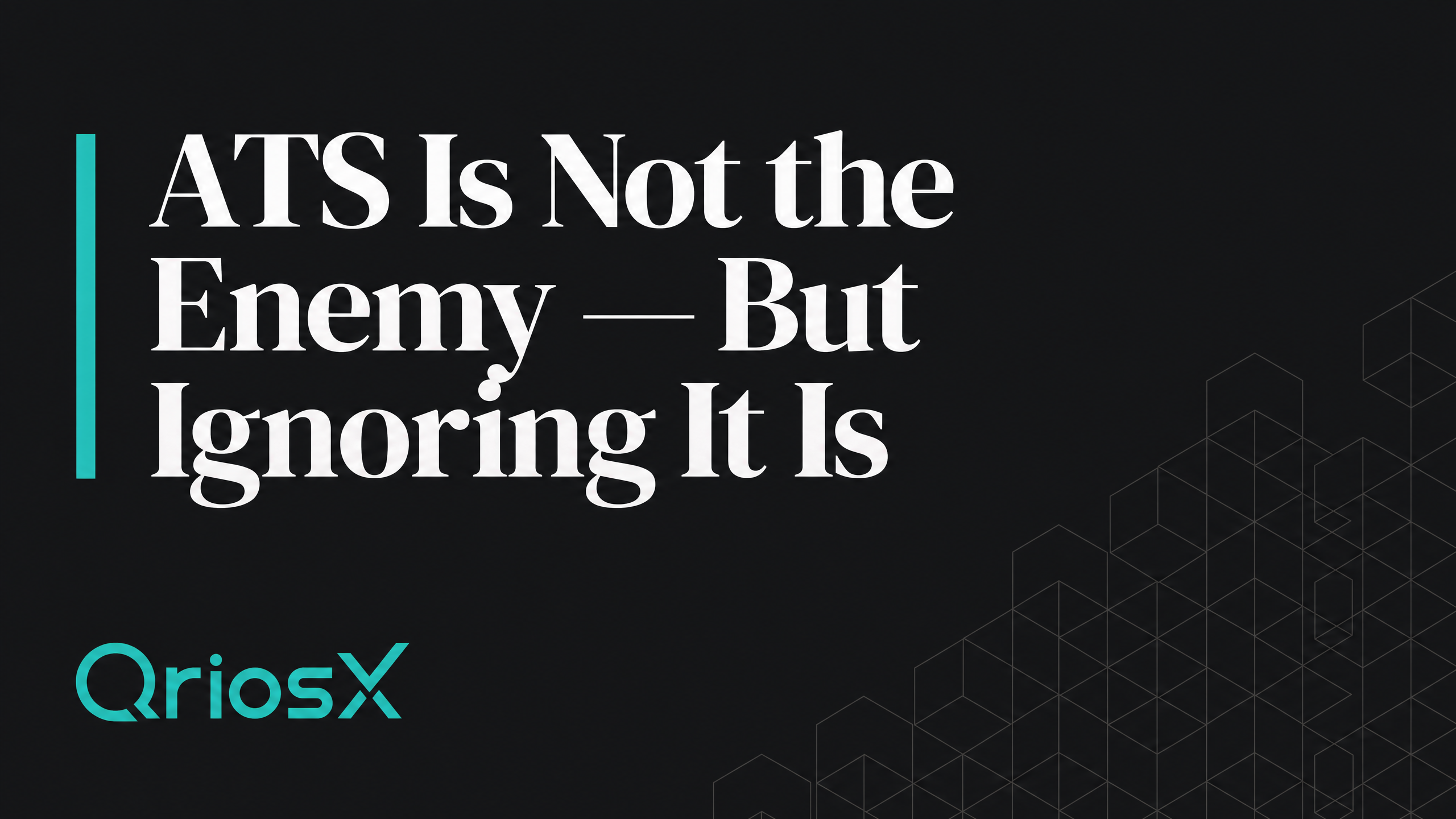ATS Is Not the Enemy — But Ignoring It Is