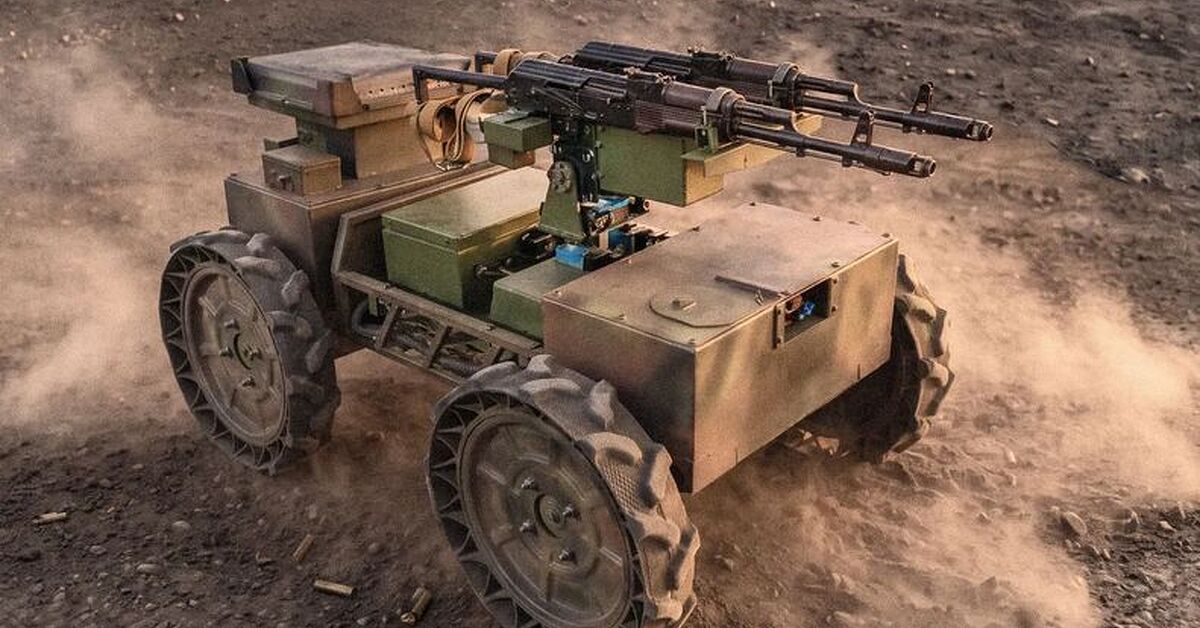 Kalashnikov On Wheels - Ukrainian Forces Deploy Robotic Turrets