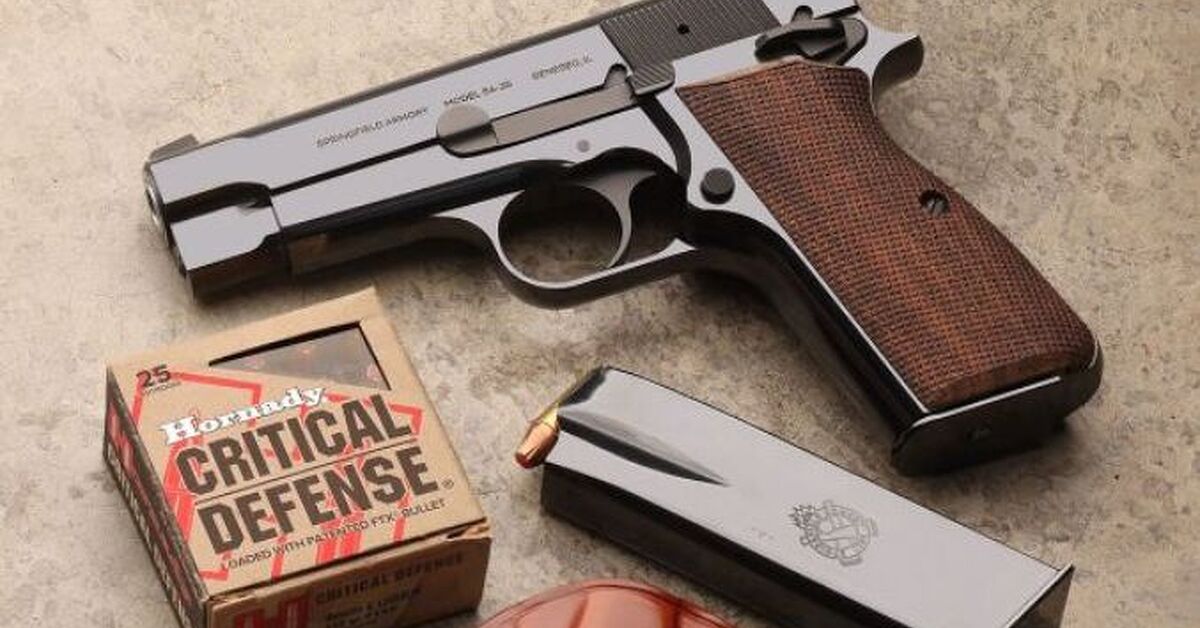 Springfield Armory SA-35 Gets an Eye-Catching Polished Blued Finish