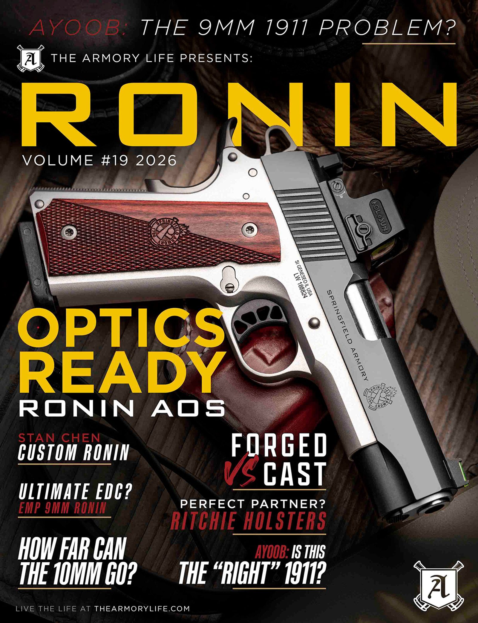 Springfield Armory Launches 19th Edition Digital Magazine Focused on 1911 Ronin Pistols