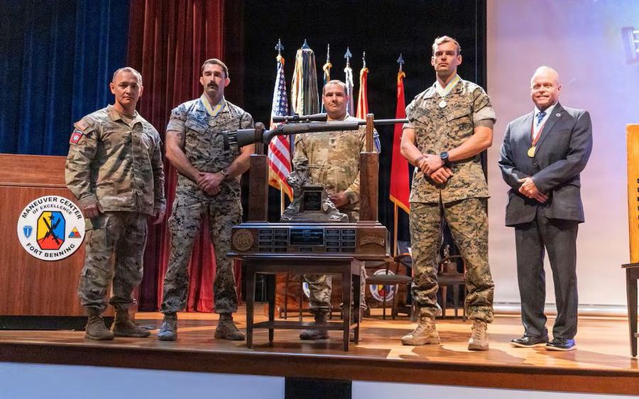 Marine Corps Team Wins 2026 International Sniper Competition Shooting Barrett's MRAD MK 22