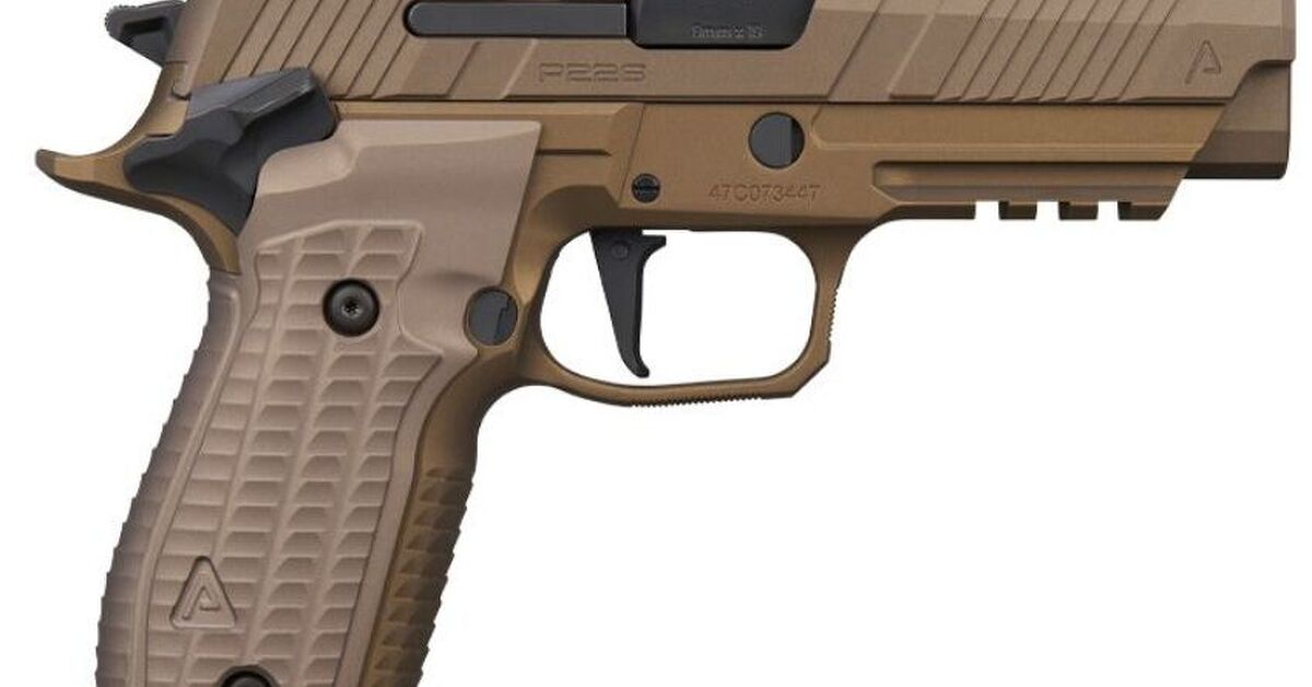 SIG and Agency Arms Drop P226-X: Combat Pistol Built for Speed