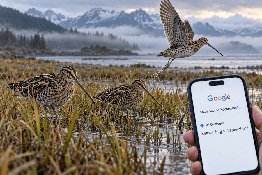 Google Maps AI Directs Alaska Hunter Into Closed Snipe Season