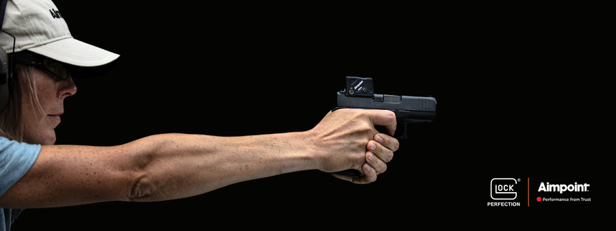 Glock and Aimpoint Pair G43X, G48, G19 Gen5, G45, G47 With Factory-Installed COA Optic
