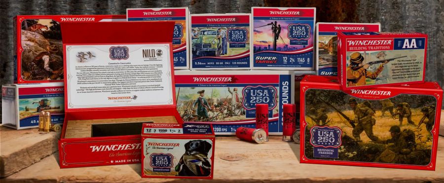 Winchester Releases 250th Anniversary Commemorative Ammunition Series