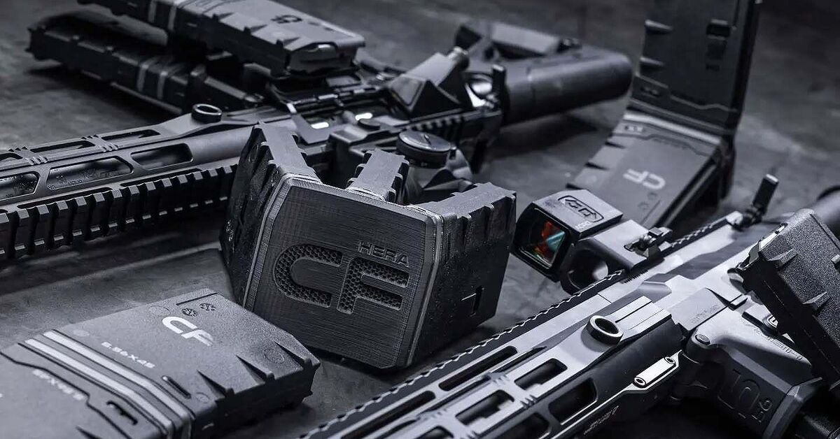 POTD: Novel Star-Pattern Magazine Coupler from HERA Arms
