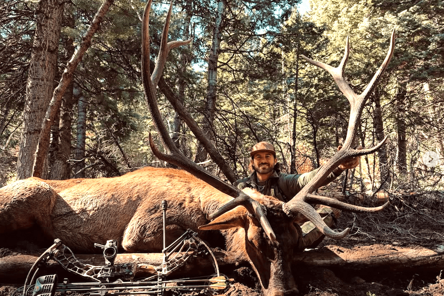 Country Star Riley Green Harvests Utah Bull Elk With Compound Bow