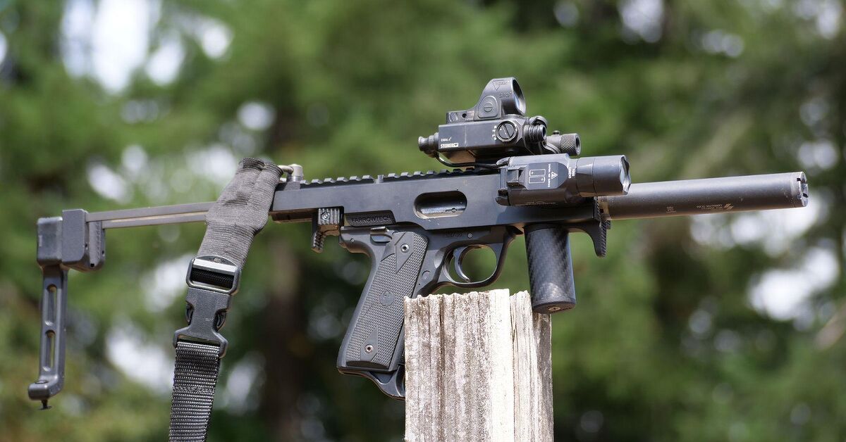 FarrowTech's Ruger Mark IV 22R PDW Kit Converts Budget Rimfire into Compact Shooter