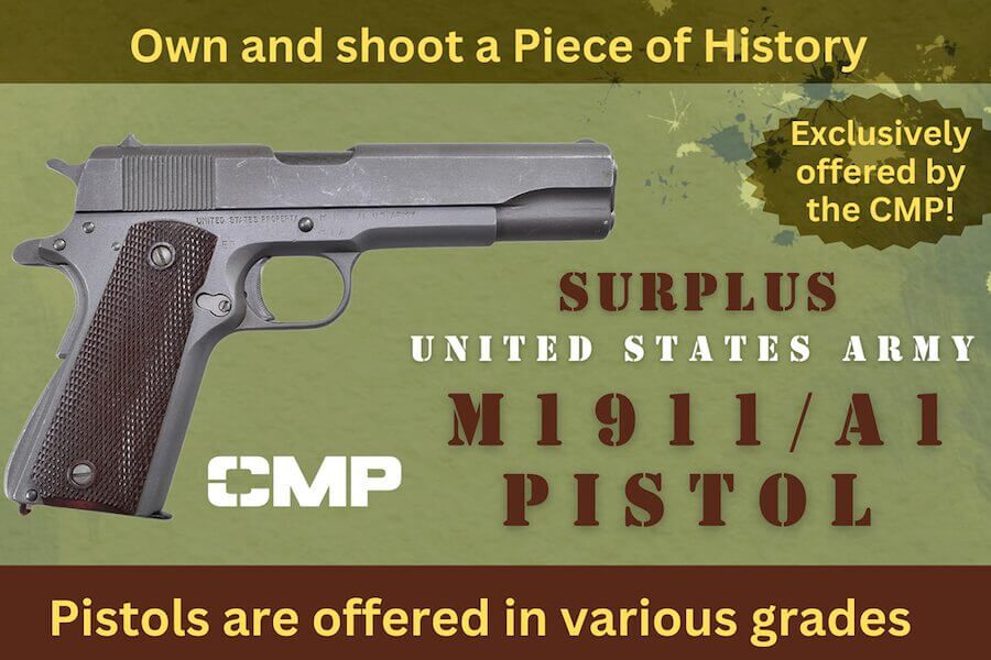 CMP Doubles Lifetime Limit on Surplus 1911 Pistols