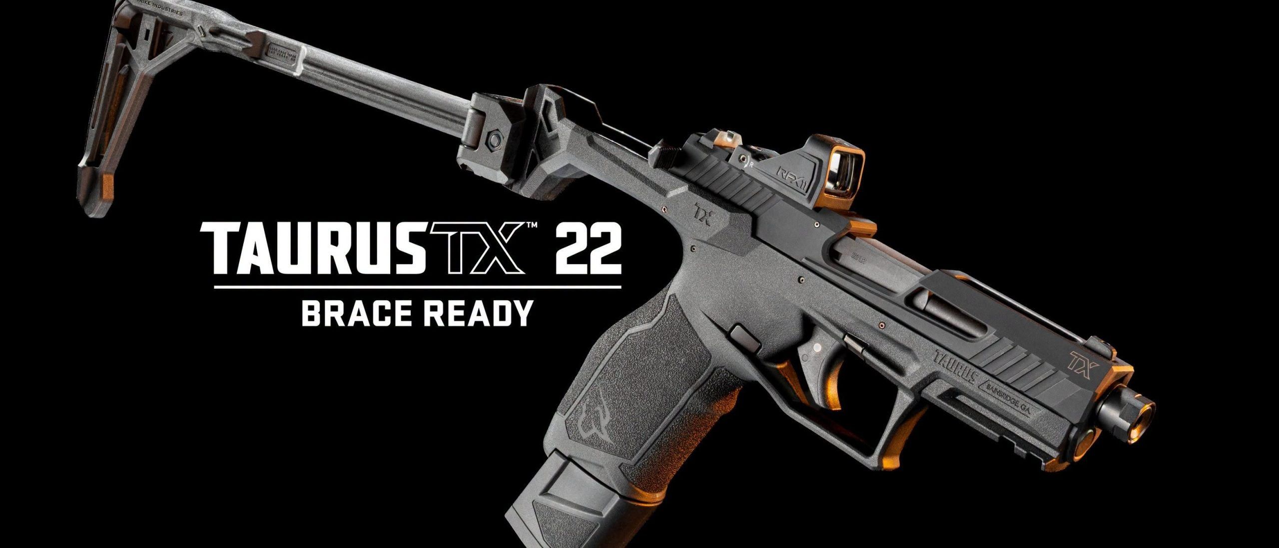 Taurus's TX22 Now Takes a Folding Brace and Optics