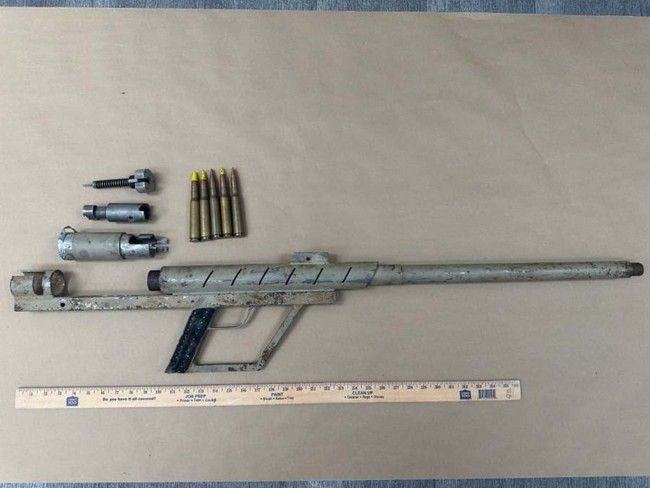 California Police Make Arrest Over Jankiest .50 Cal Rifle You'll Ever See
