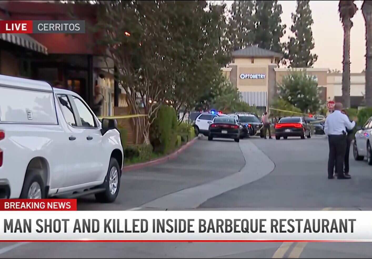 Armed Civilian Stops Knife Attack at California Barbecue Restaurant
