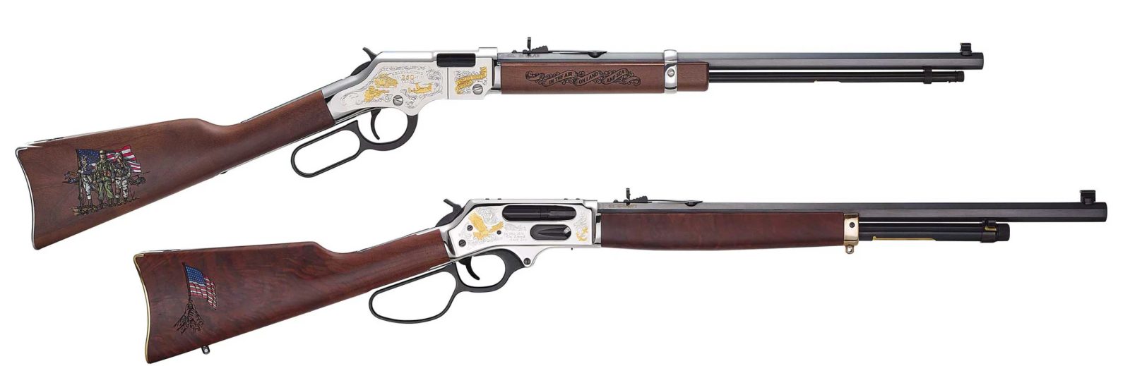 Henry Adds Two Marine Corps 250th Anniversary Lever Guns to Spirit of the Corps Series