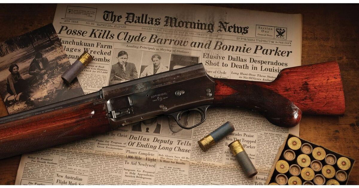 Bonnie and Clyde's Original Whippet Shotgun Heads to Auction Block