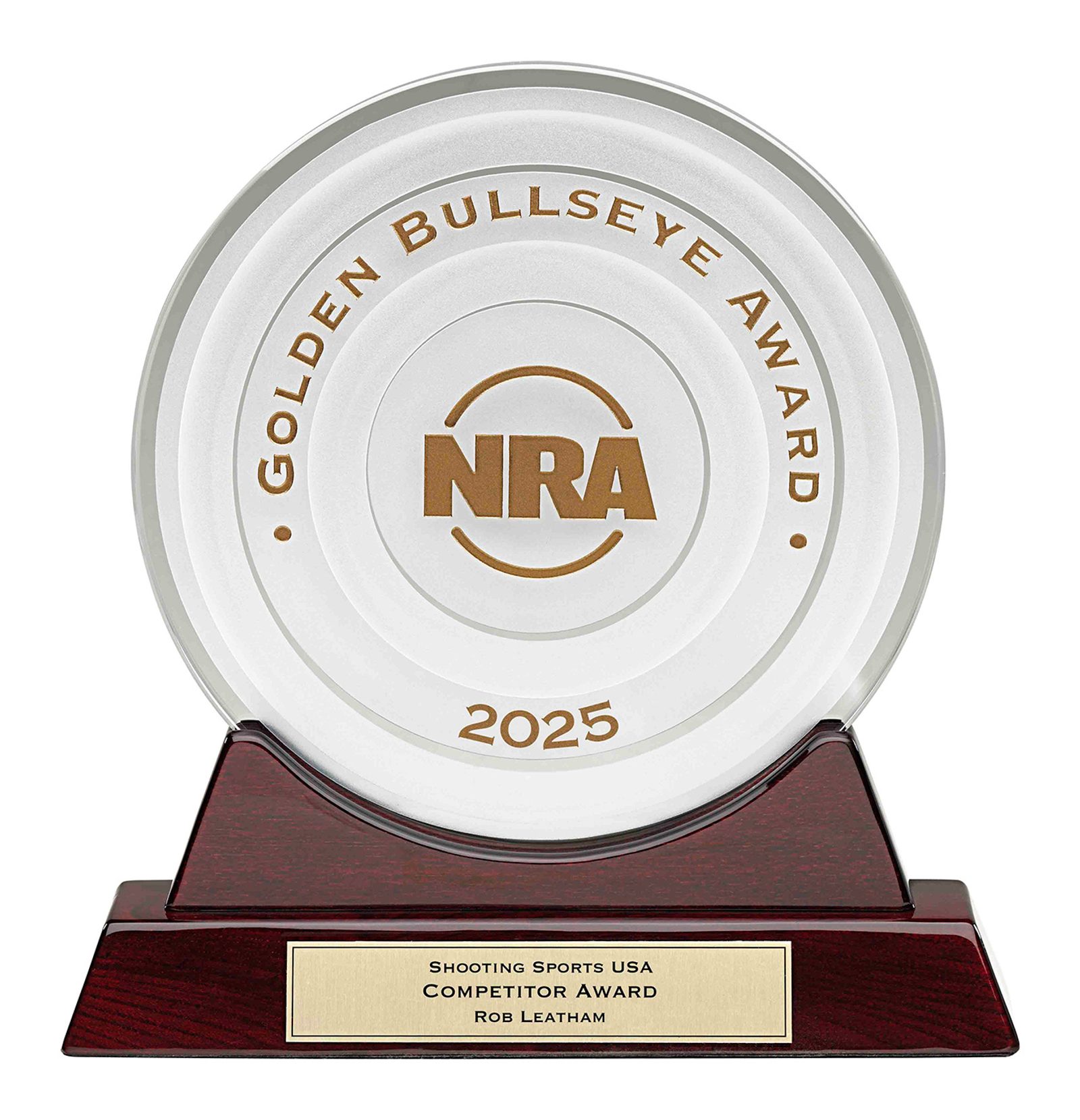 Springfield Armory's Rob Leatham Receives Inaugural NRA Golden Bullseye Competitor Award