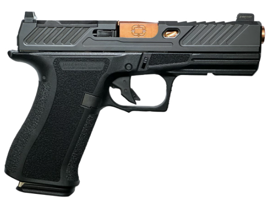 Shadow Systems CR920XL Elite 9mm 4.18" 15rd Pistol, Black & Bronze - $585.99