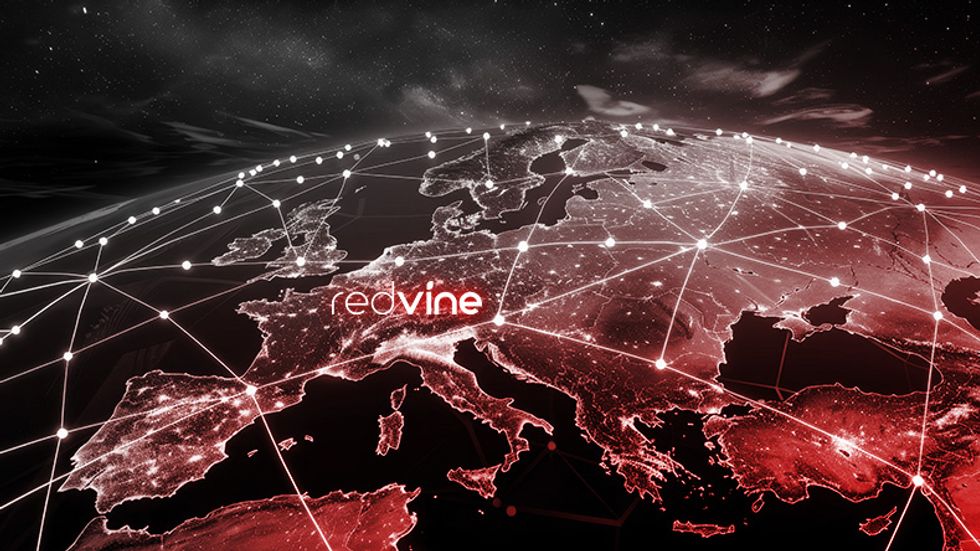 Redvine expands into Europe news banner