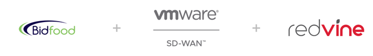 Bidfood + VMware SD-WAN + Redvine Networks partnership